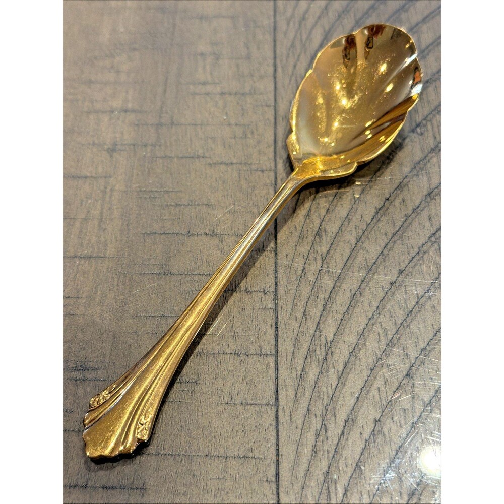 Oneida Community Stainless Golden Enchantment Sugar Spoon Flatware
